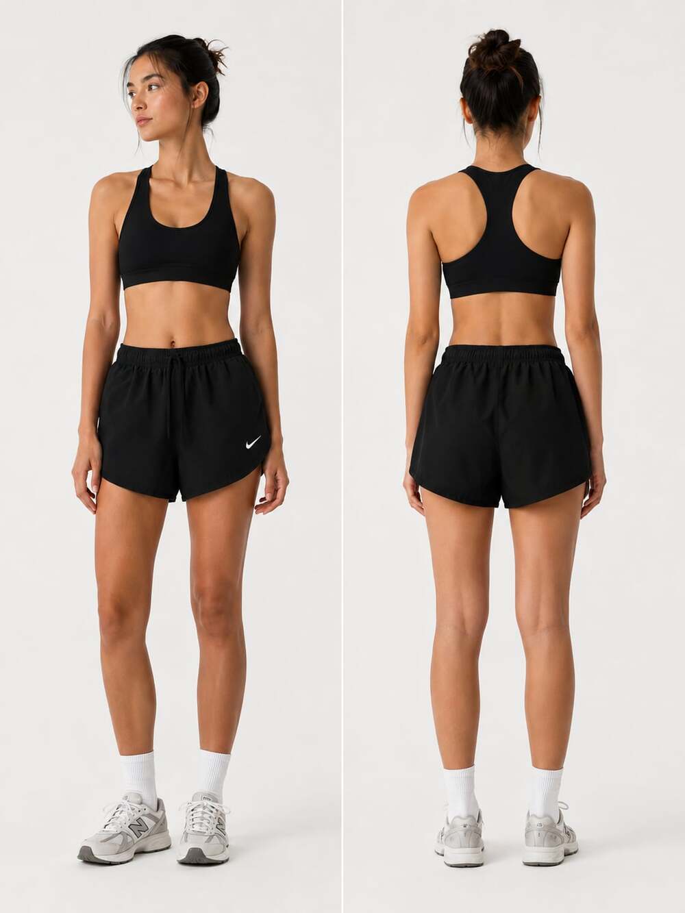 Nike Dri-FIT Running Shorts Black Size M